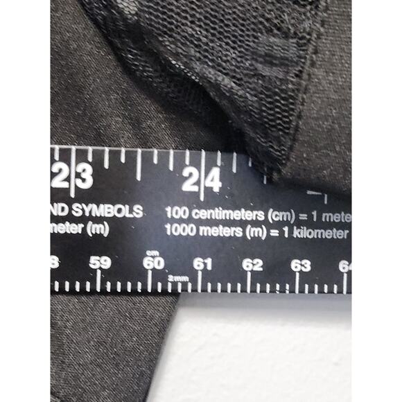 Shein Curve Black Formal Jumpsuit Women's 4X NWOT Lace Bell Long Sleeve - Picture 7 of 8